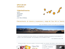 Tablet Screenshot of opusdeicanarias.org